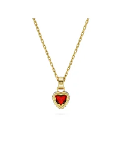 Collier Swarovski Chroma coeur rouge