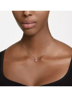 Collier Swarovski Chroma coeur rouge