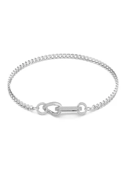Collier Swarovski Dextera taille L plaqué argent