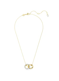 Collier Swarovski Dextera doré entrelacé