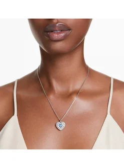 Collier Swarovski Idyllia coeur bleu