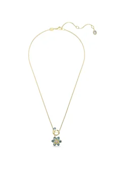 Collier Swarovski Idyllia doré fleur