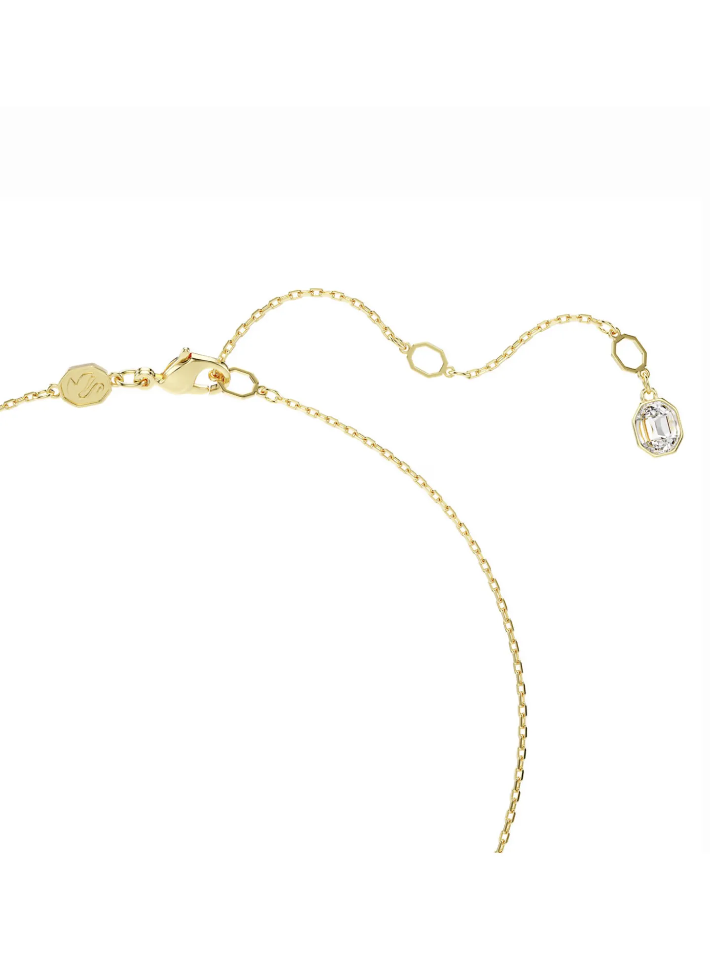 Collier Swarovski Idyllia doré fleur