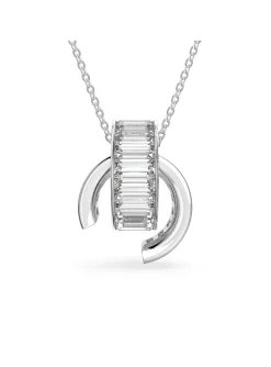 Collier Swarovski Matrix plaqué argent