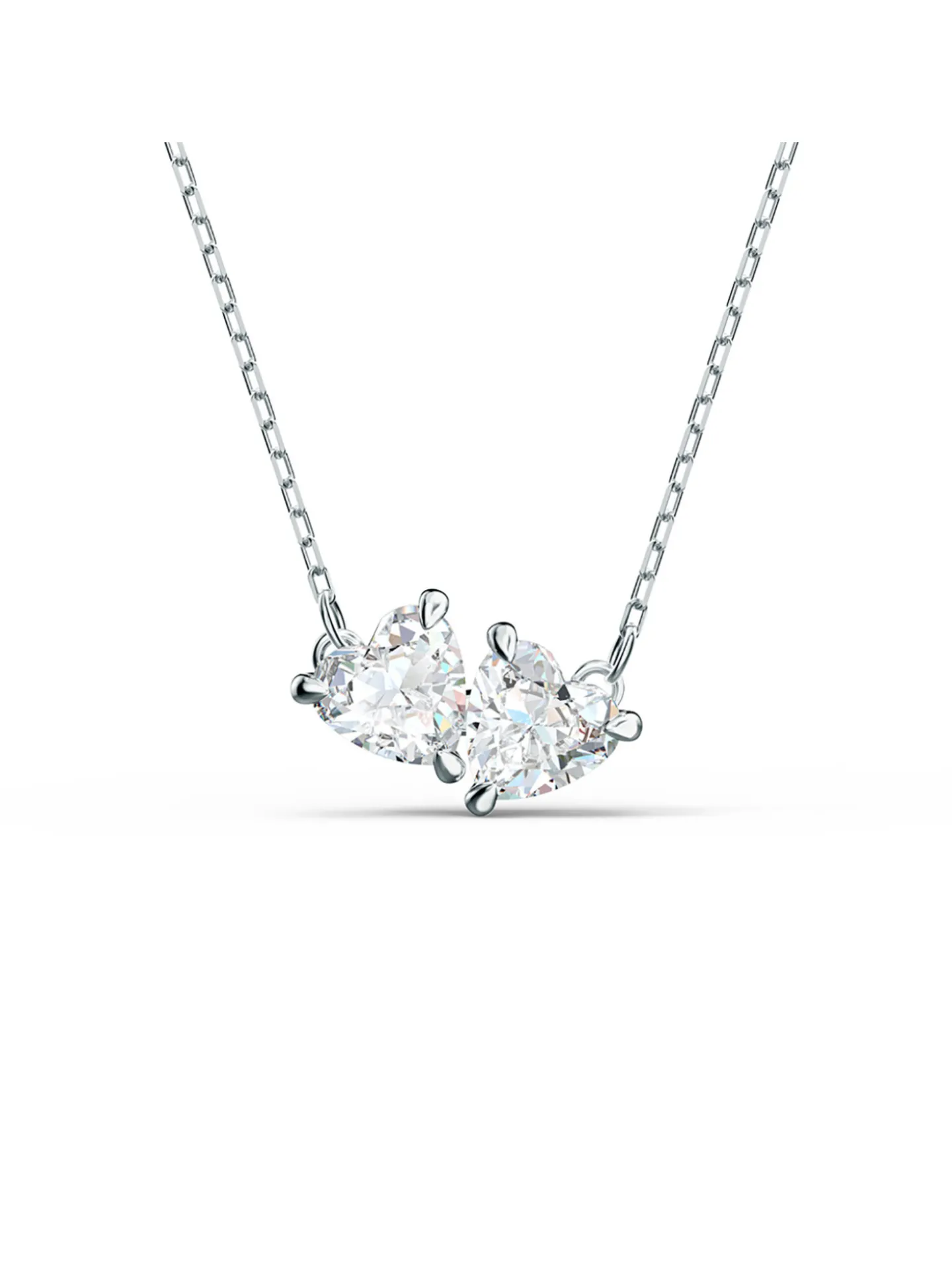Collier Swarovski Mesmera double coeur