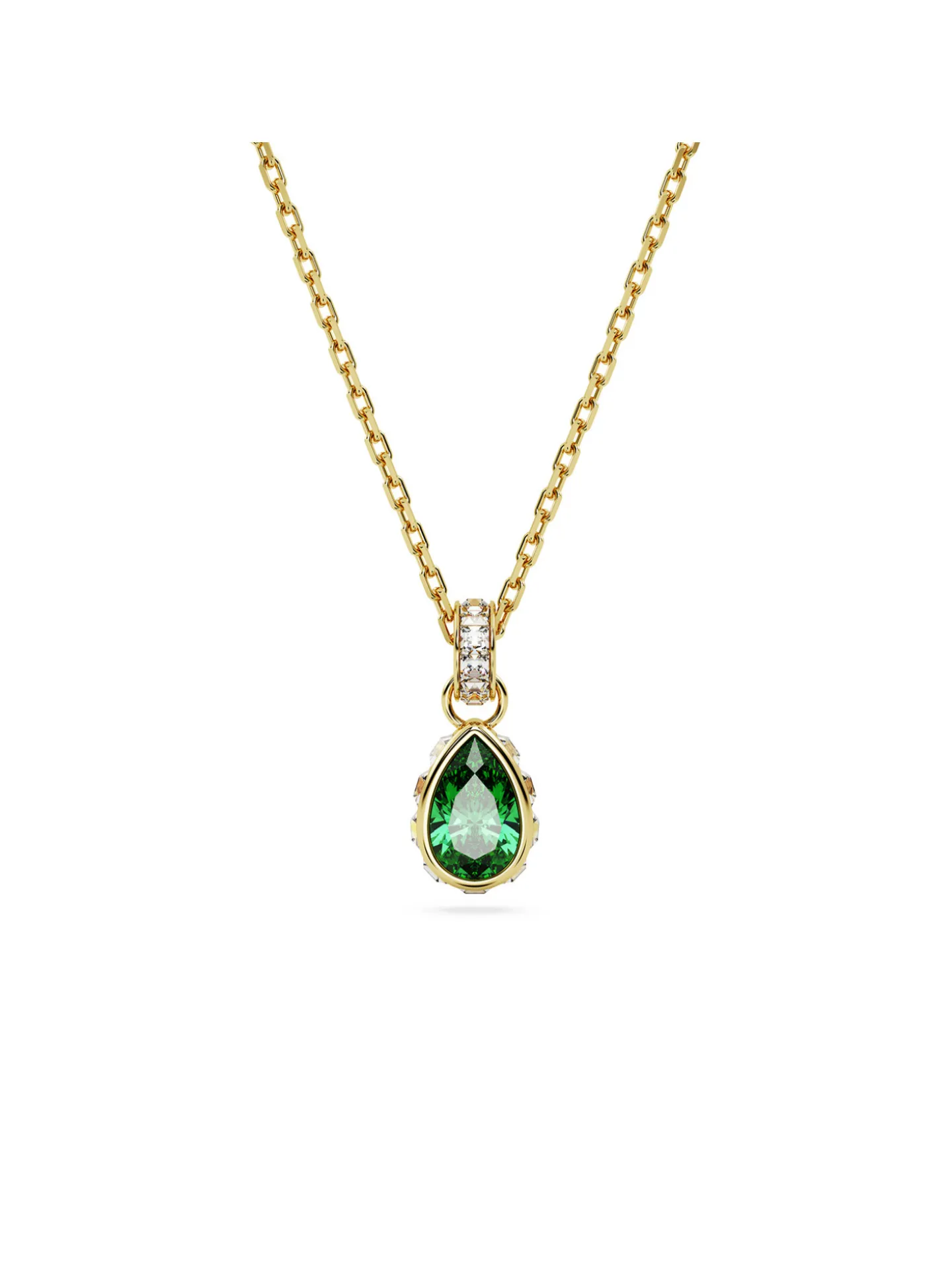 Collier Swarovski Stilla goutte verte
