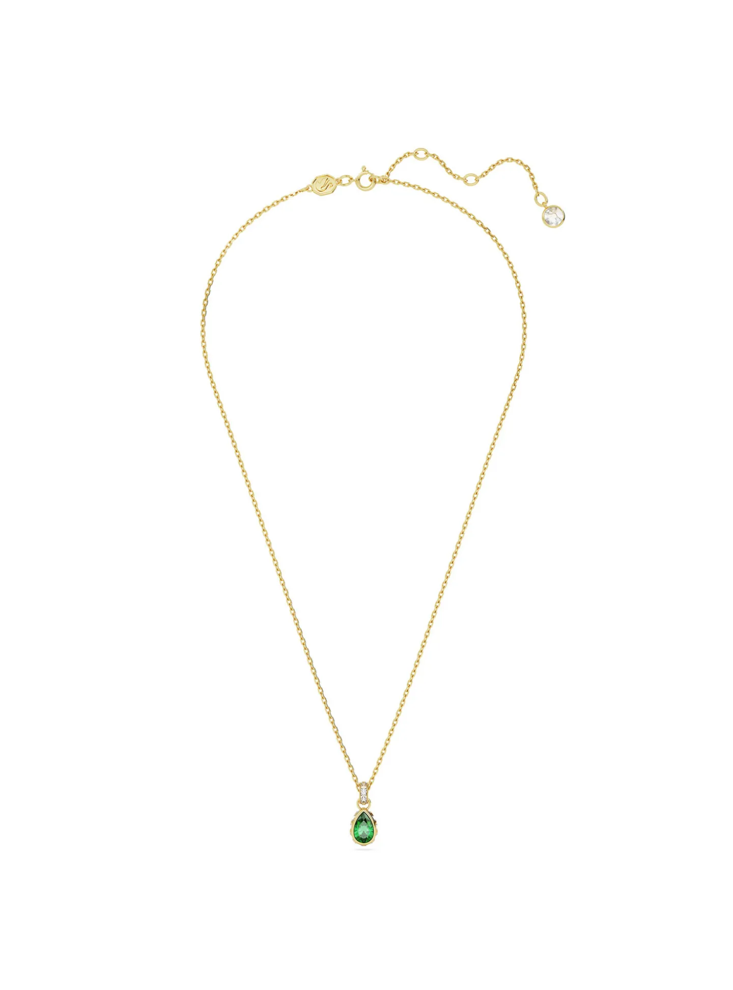 Collier Swarovski Stilla goutte verte