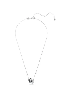 Collier Swarovski Swan noir et blanc