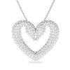 Collier Swarovski Una coeur blanc