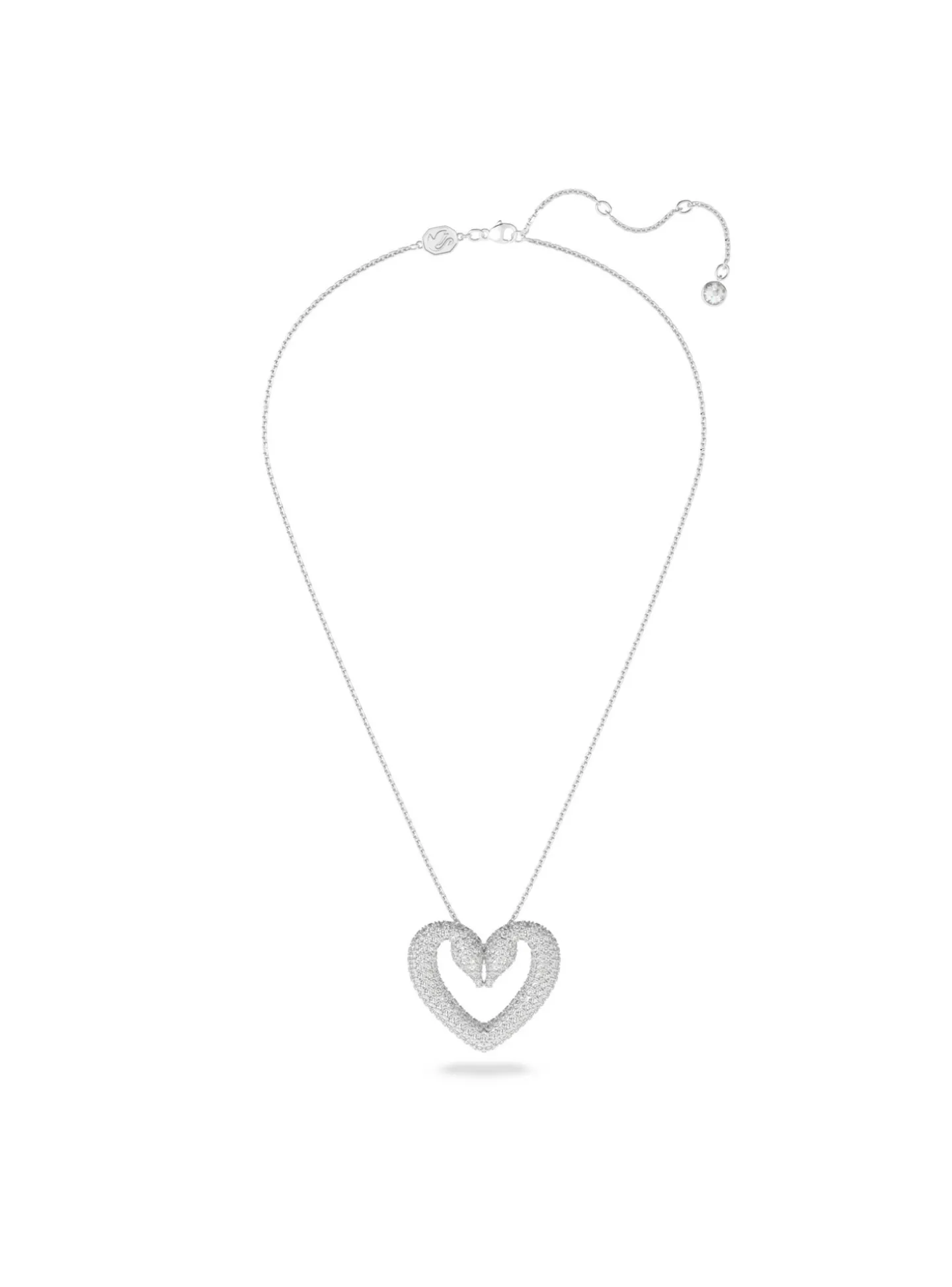 Collier Swarovski Una coeur blanc