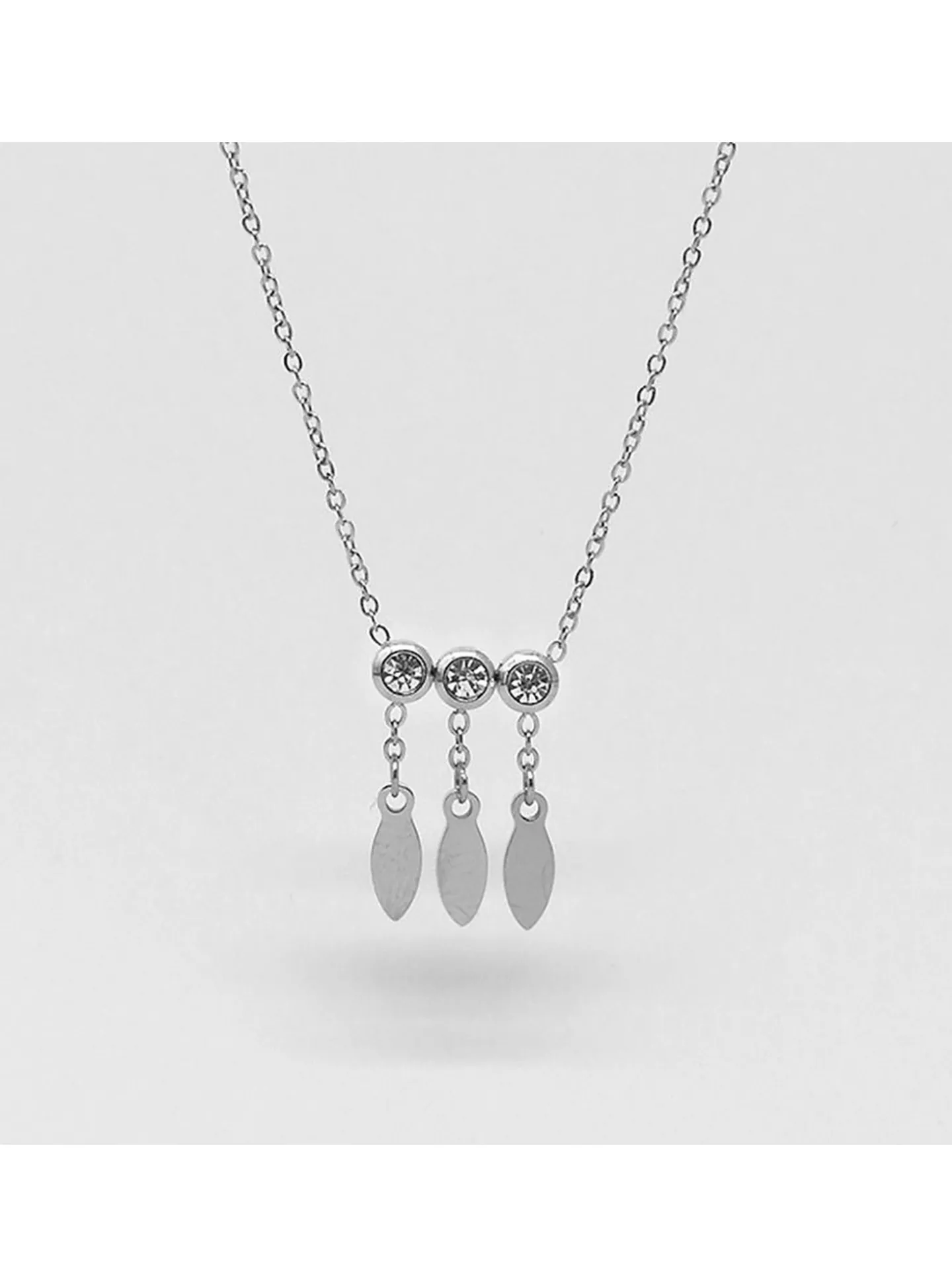 Collier Zag Bijoux acier argenté OZ