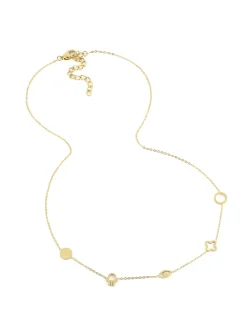 Collier Zag Bijoux acier doré symbole de protection