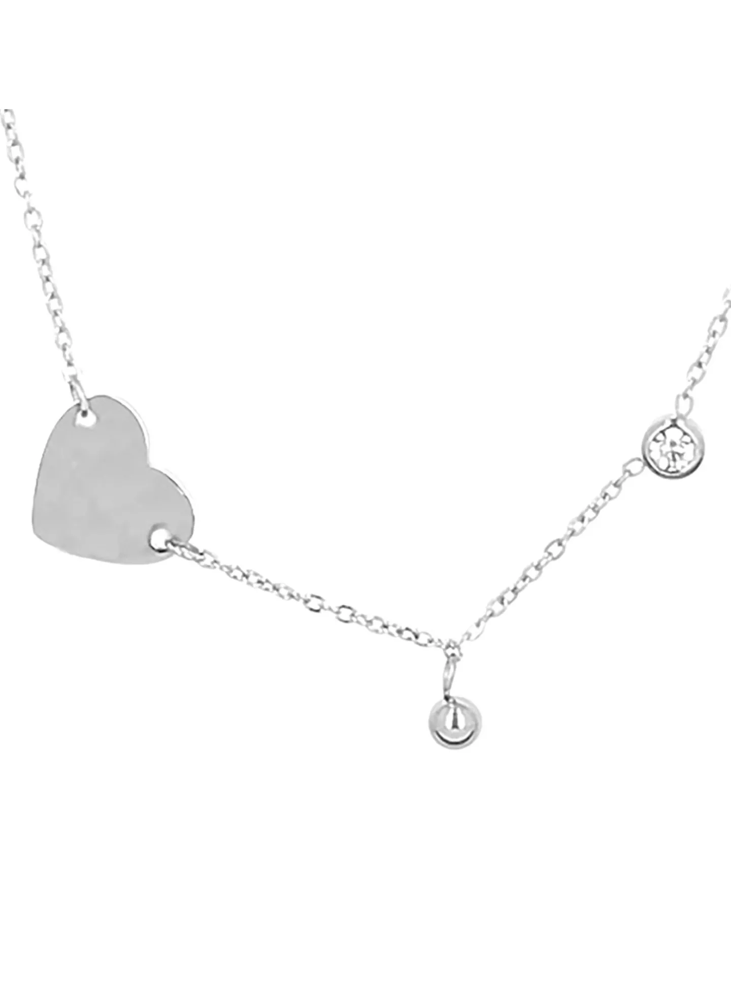 Collier Zag Bijoux acier pampilles