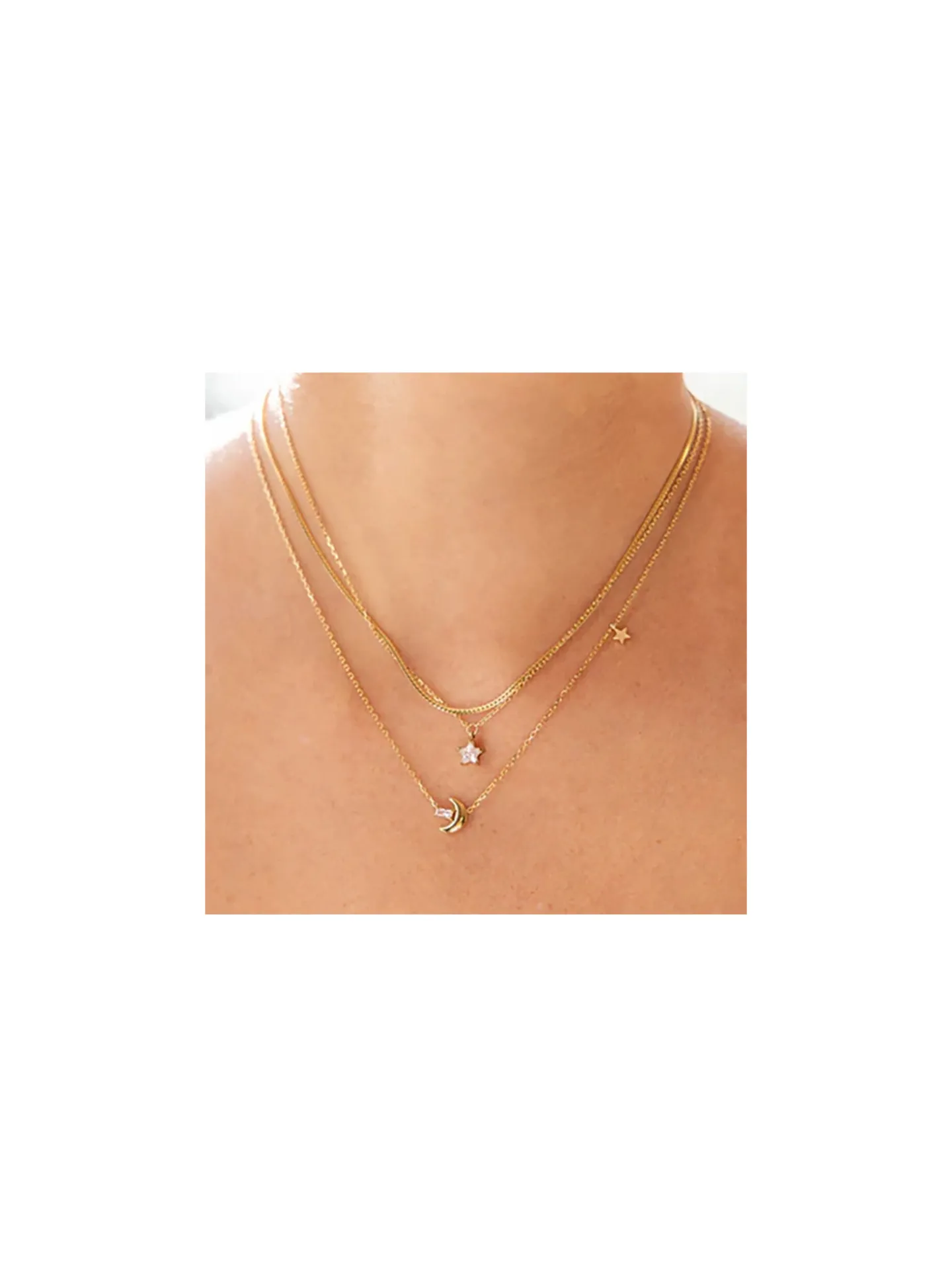 Collier Zag Bijoux Anotha lune et étoile