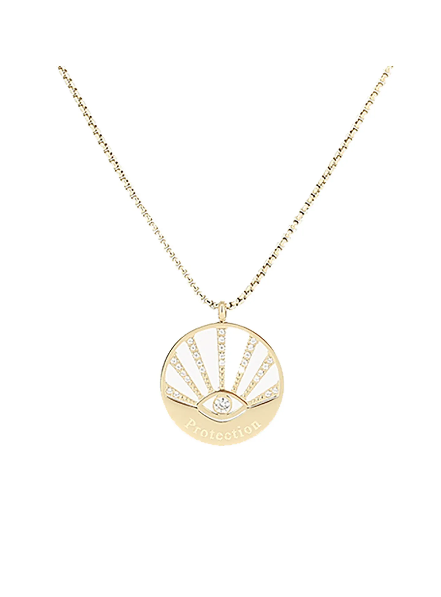 Collier Zag Bijoux Antalya acier doré