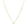 Collier Zag Bijoux Cintra acier doré coeur nacre