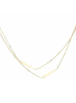 Collier Zag Bijoux Colorado acier doré