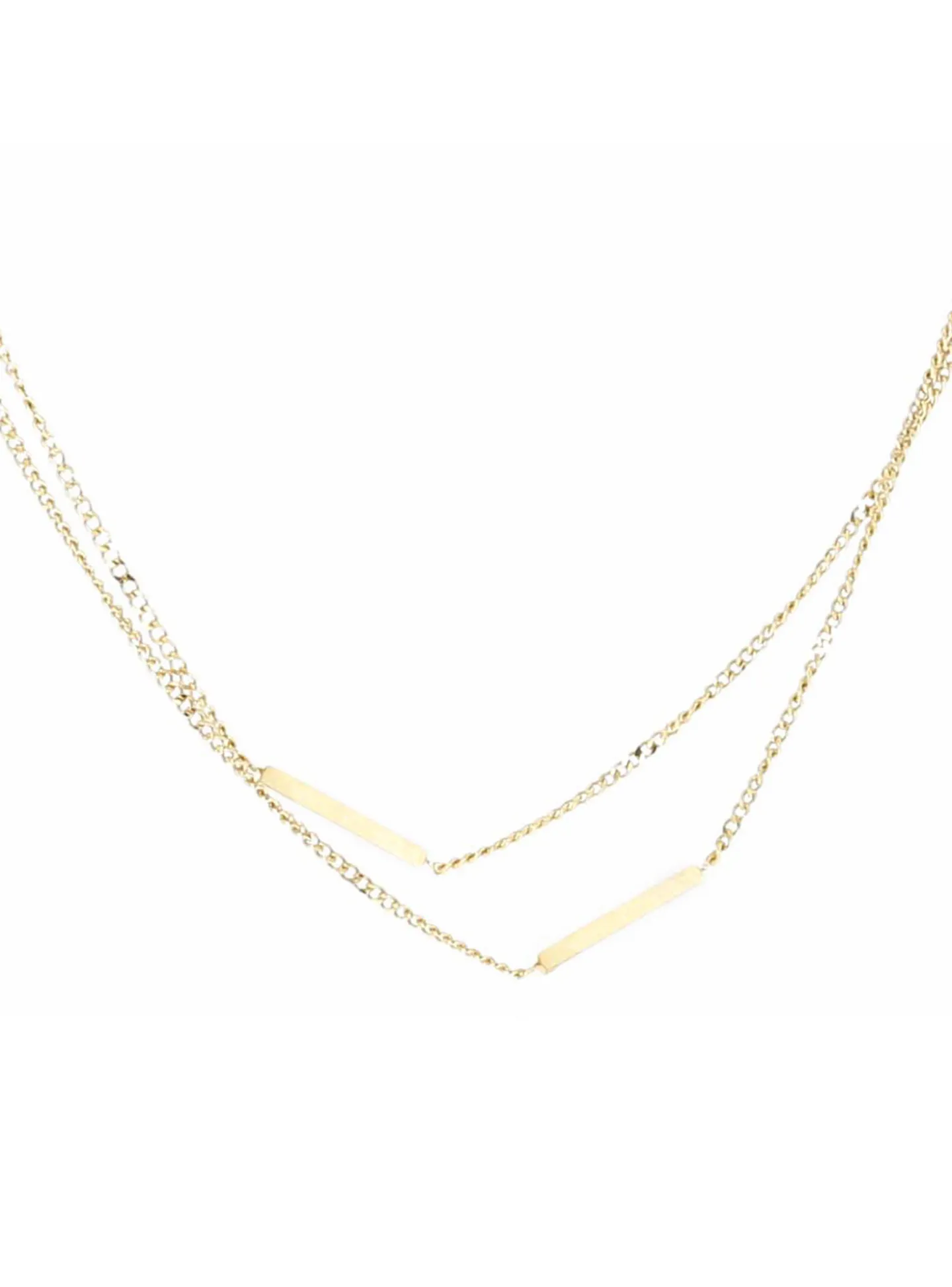 Collier Zag Bijoux Colorado acier doré