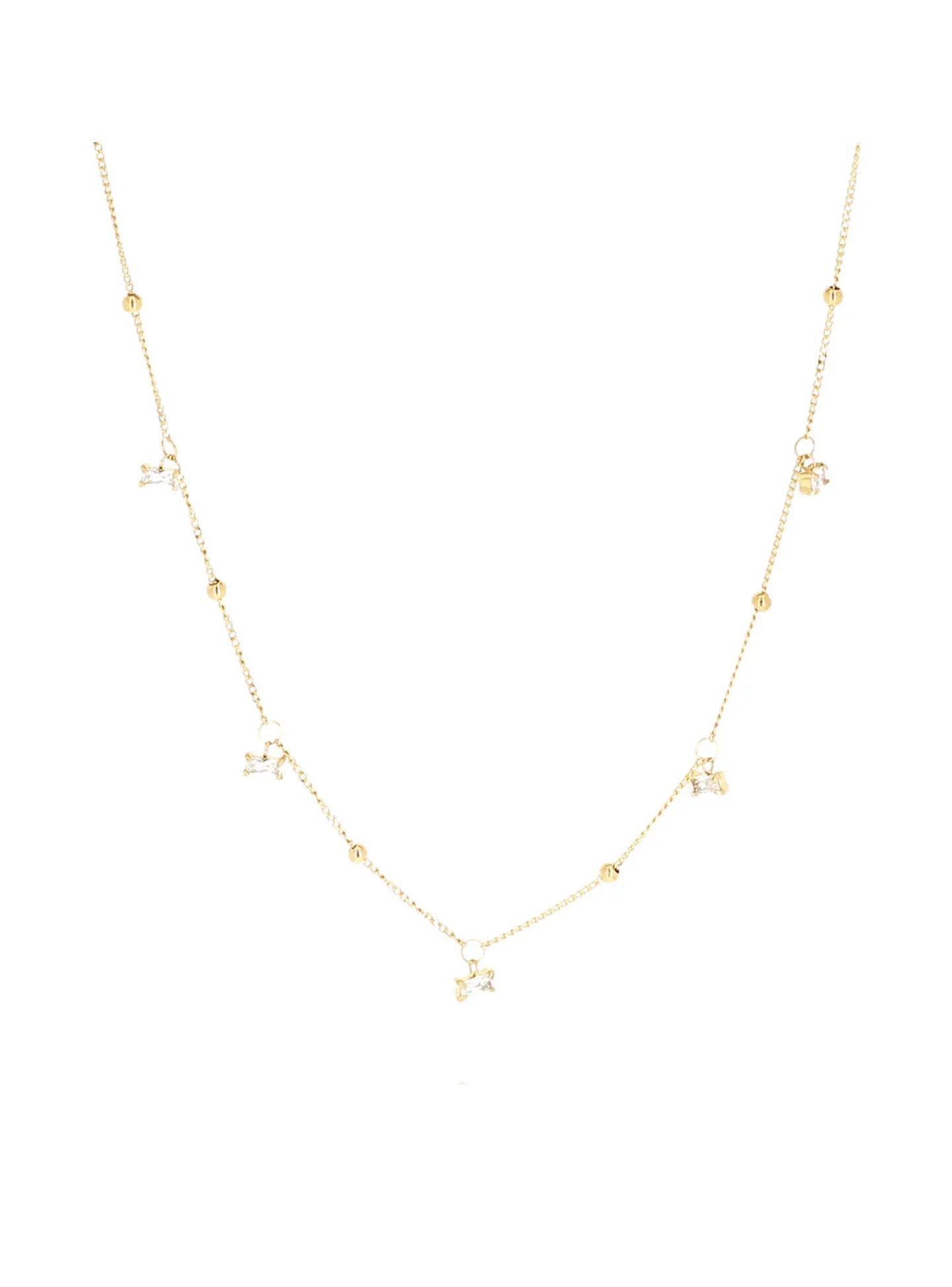 Collier Zag Bijoux Court pampilles d'oxydes de_x005f_x000D_rirconium