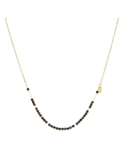 Collier Zag Bijoux Courta_x005f_x000D_perles noires