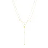 Collier Zag Bijoux Dilbana double chaîneen Y