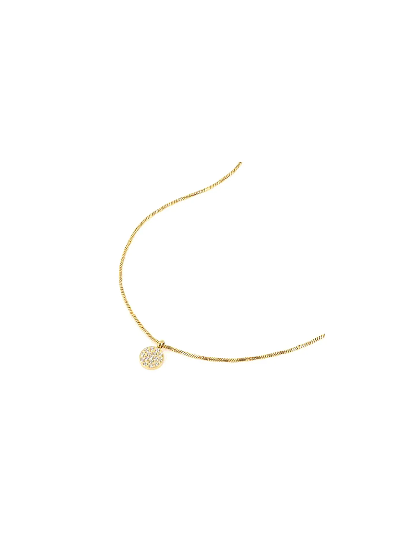 Collier Zag Bijoux Fame acier doré et oxydes