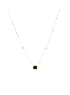 Collier Zag Bijoux Fedele medaillon onyx