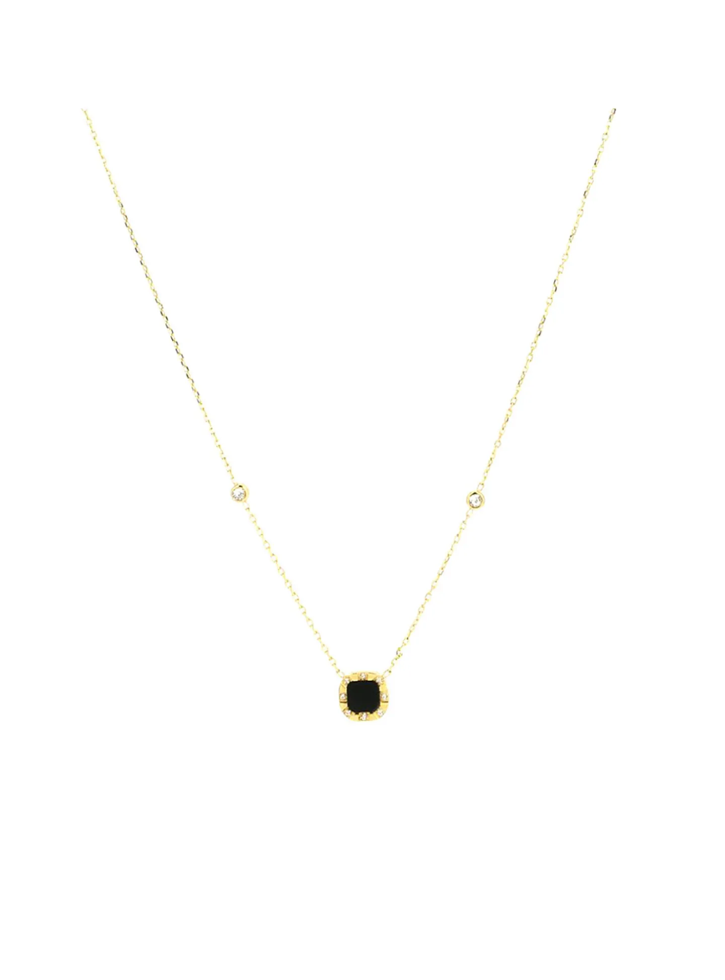 Collier Zag Bijoux Fedele medaillon onyx