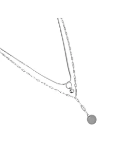Collier Zag Bijoux Fretia multi-rangs acier