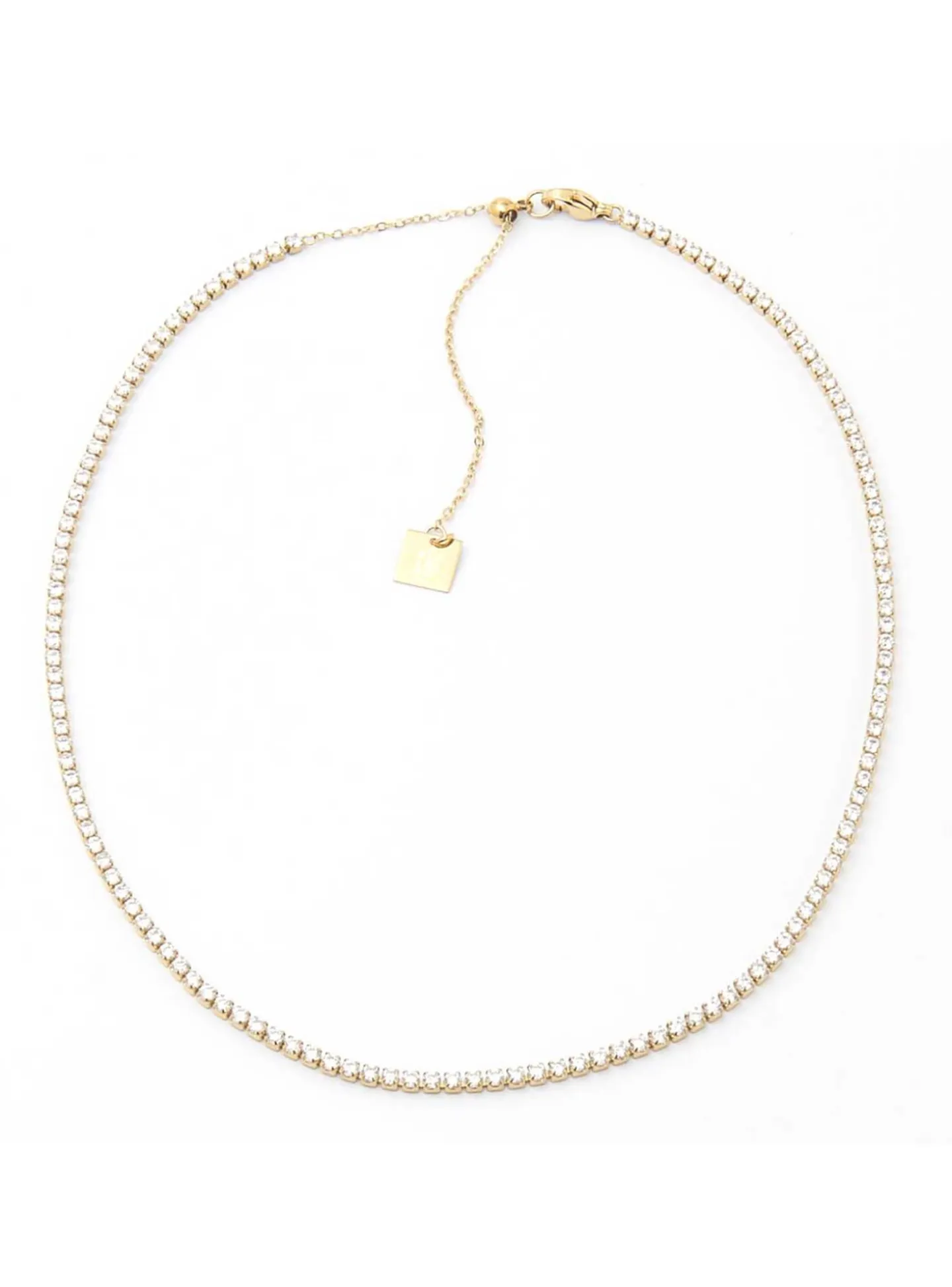 Collier Zag Bijoux Goya rivière oxydes de zirconium