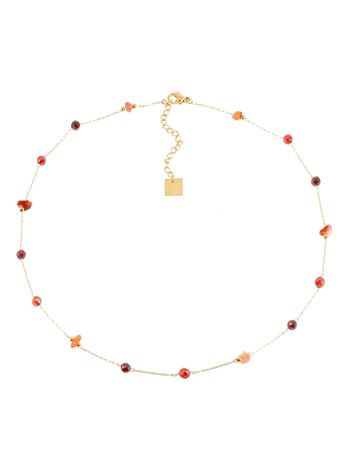 Collier Zag Bijoux Hebe rouge