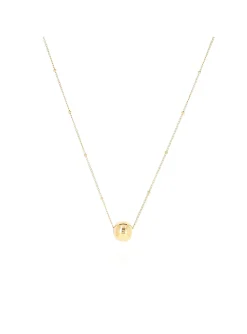 Collier Zag Bijoux Henriette acier doré