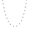 Collier Zag Bijoux Hinaku acier doré Lapis Lazuli