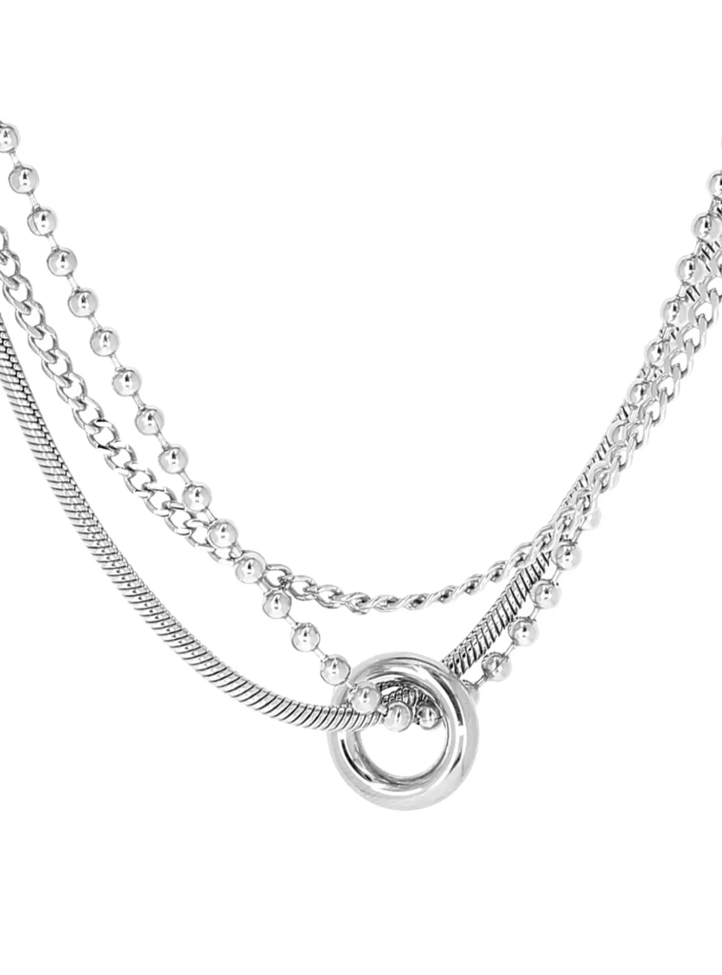 Collier Zag Bijoux Iguazu acier