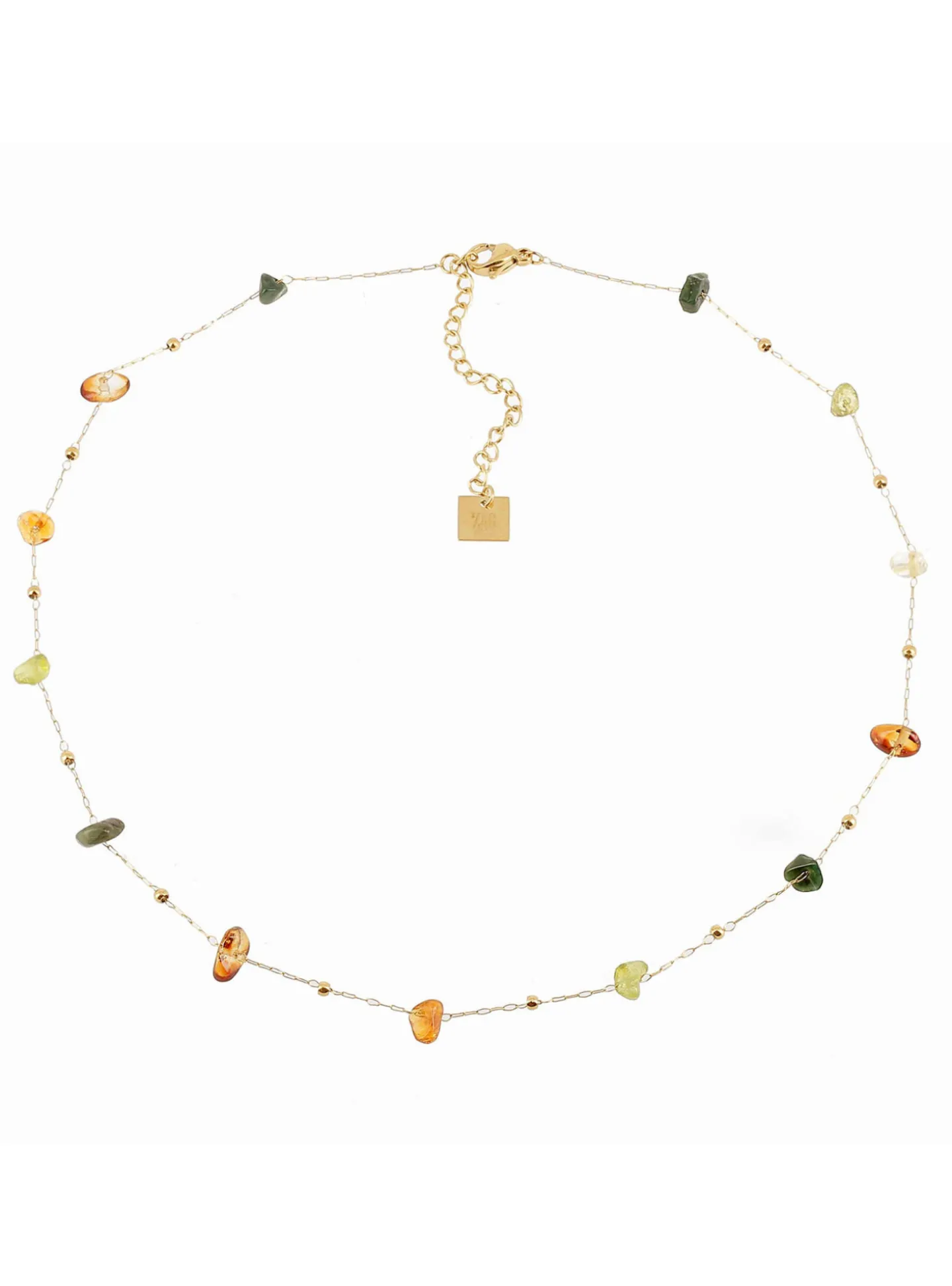 Collier Zag Bijoux Mix de pierres