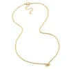 Collier Zag Bijoux Olga acier doré