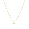 Collier Zag Bijoux Polaris acier doré étoile