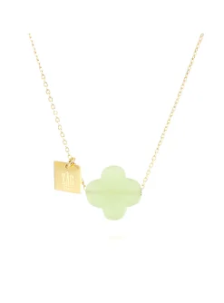 Collier Zag Bijoux Vega vert clair