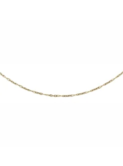 Colllier brillaxis or mailles ovales et torsadées