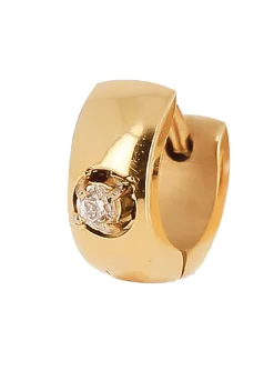 Créole individuelle Zag Bijoux acier doré oxyde