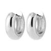 Créoles Brillaxis argent rhodié 10mm