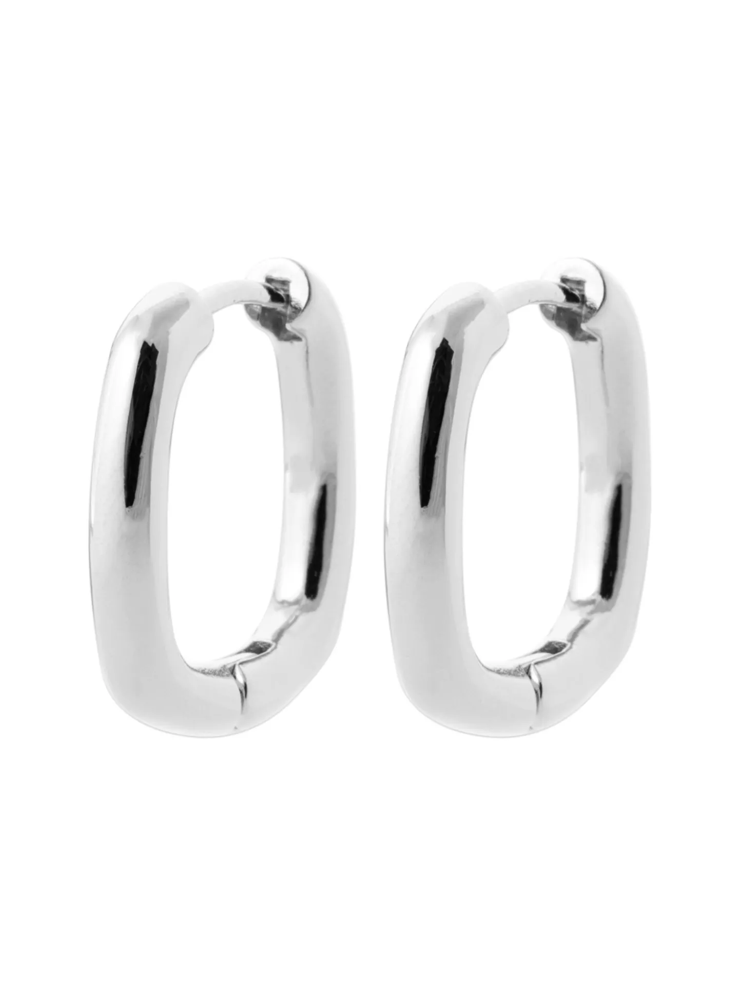 Créoles Brillaxis carrées fil rond 3 mm diam 18 mm