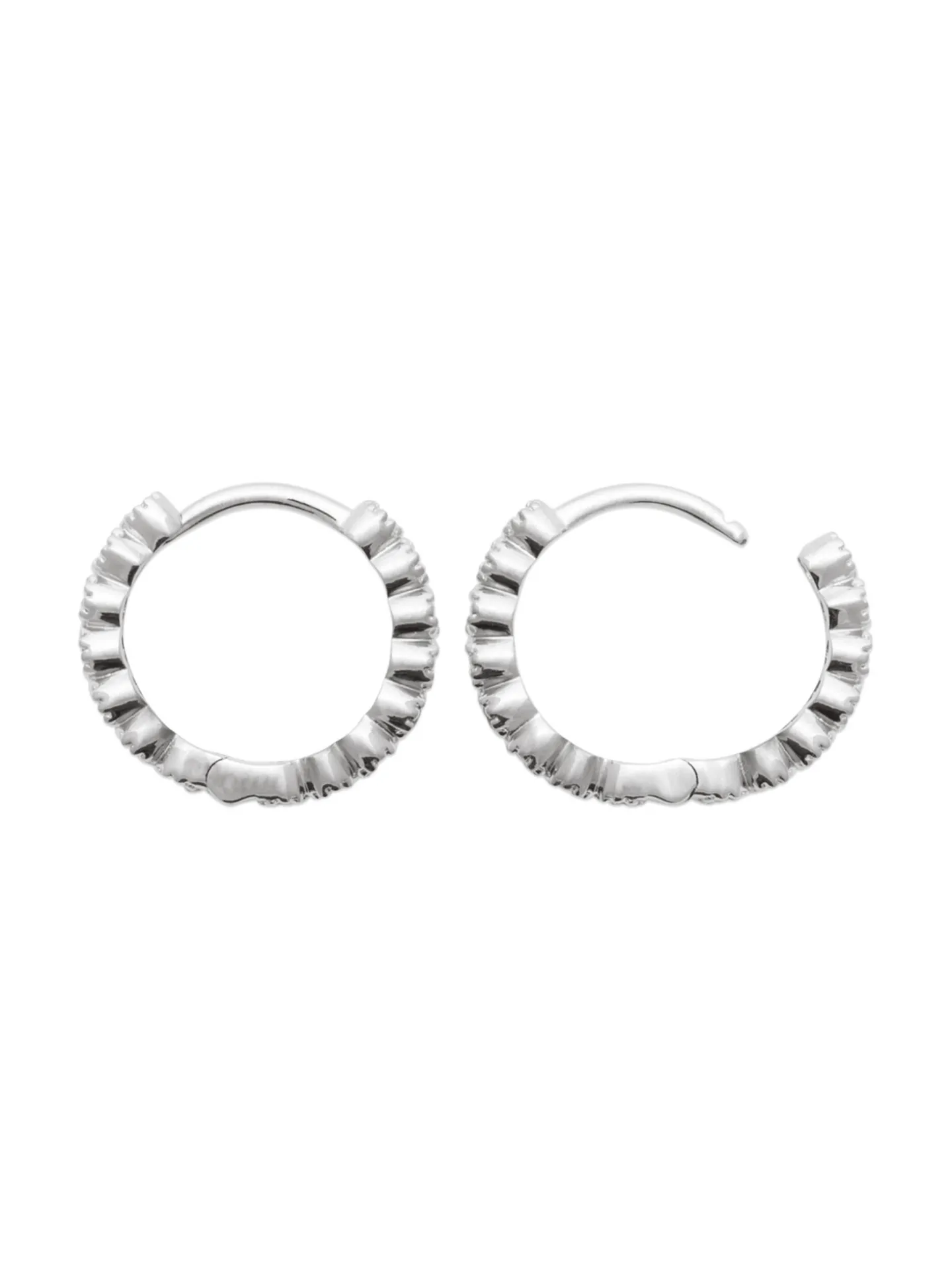 Créoles Brillaxis empierrées 10mm