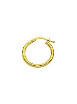Créoles Brillaxis fil rond 2 mm 9 carats