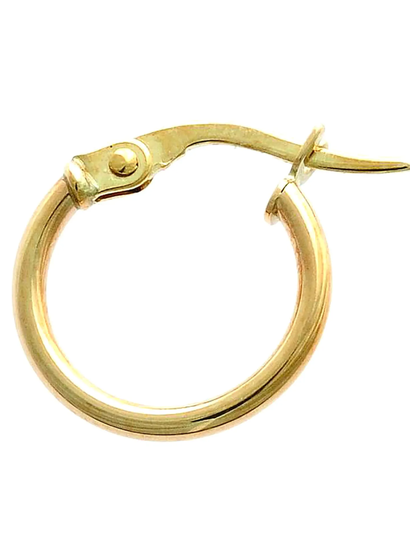 Créoles Brillaxis or jaune 9 carats 10mm