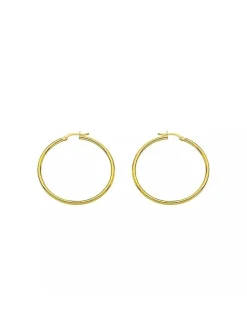 Créoles Brillaxis or jaune 9 carats diamètre 35mm