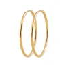 Créoles Brillaxis plaqué or fil rond 1.5 mm_x005f_x000D_30 mm