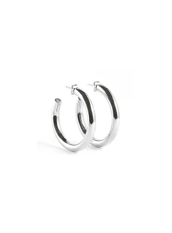 Créoles ouvertes Zag Bijoux Angélique acier