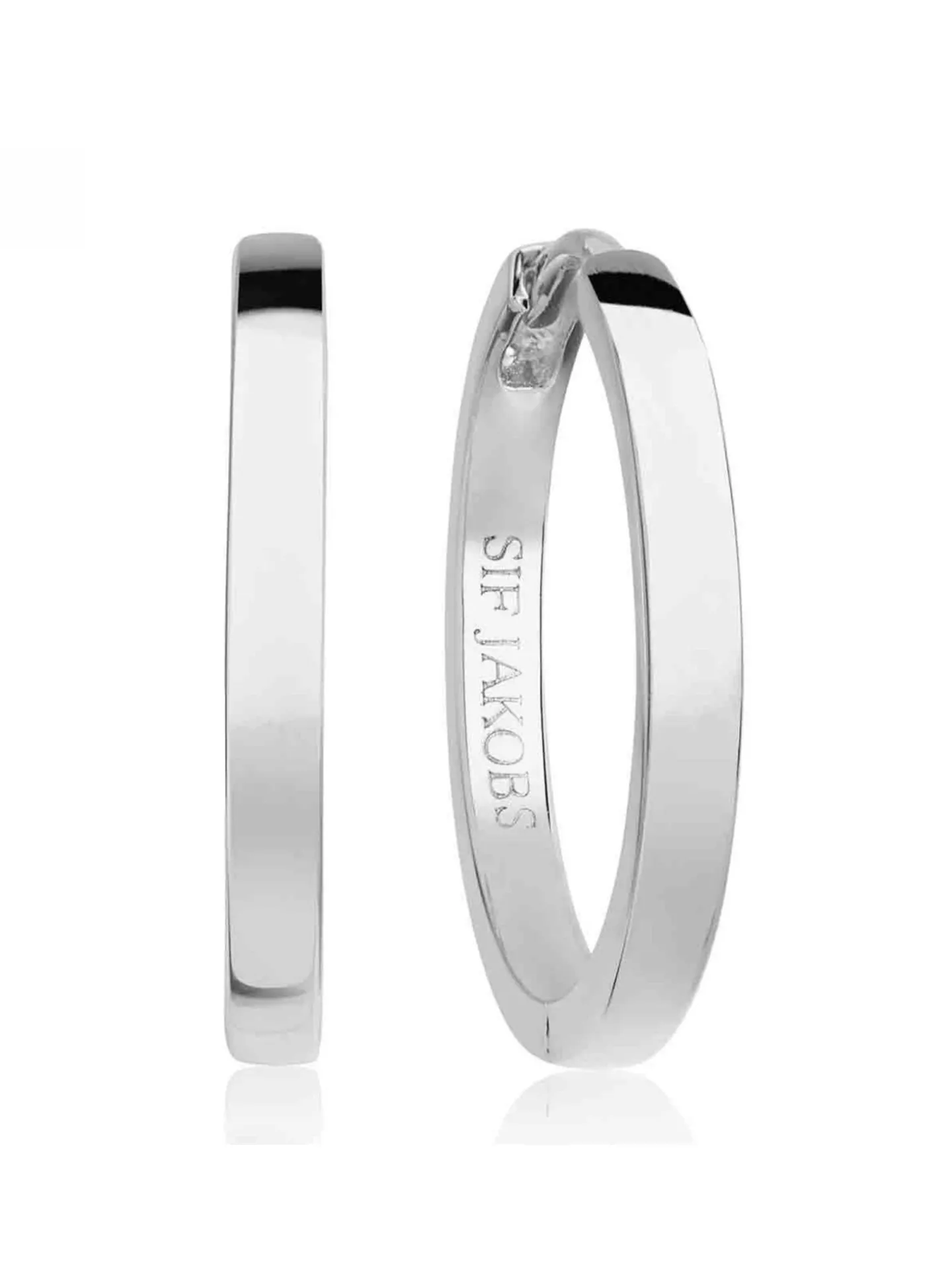 Créoles Sif Jakobs Ellera Hoops grande pianura_x005f_x000D_argent 925/1000