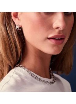Créoles SIF JAKOBS ELLISSE CAREZZA_x005f_x000D_Oxydes de zirconium